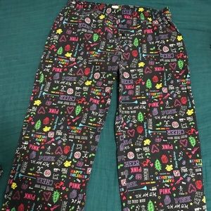 PINK Victoria Secret PJ Pajama Pants Sz Medium